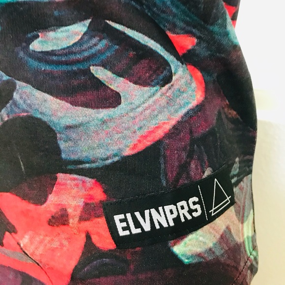 NWT ELEVEN PARIS x PHARRELL WILLIAMS Camo Art Print TANK TOP Size XS - Picture 7 of 9